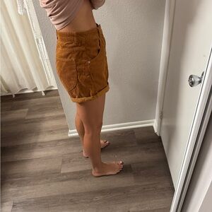 Women's rolla brown Corduroy Shorts